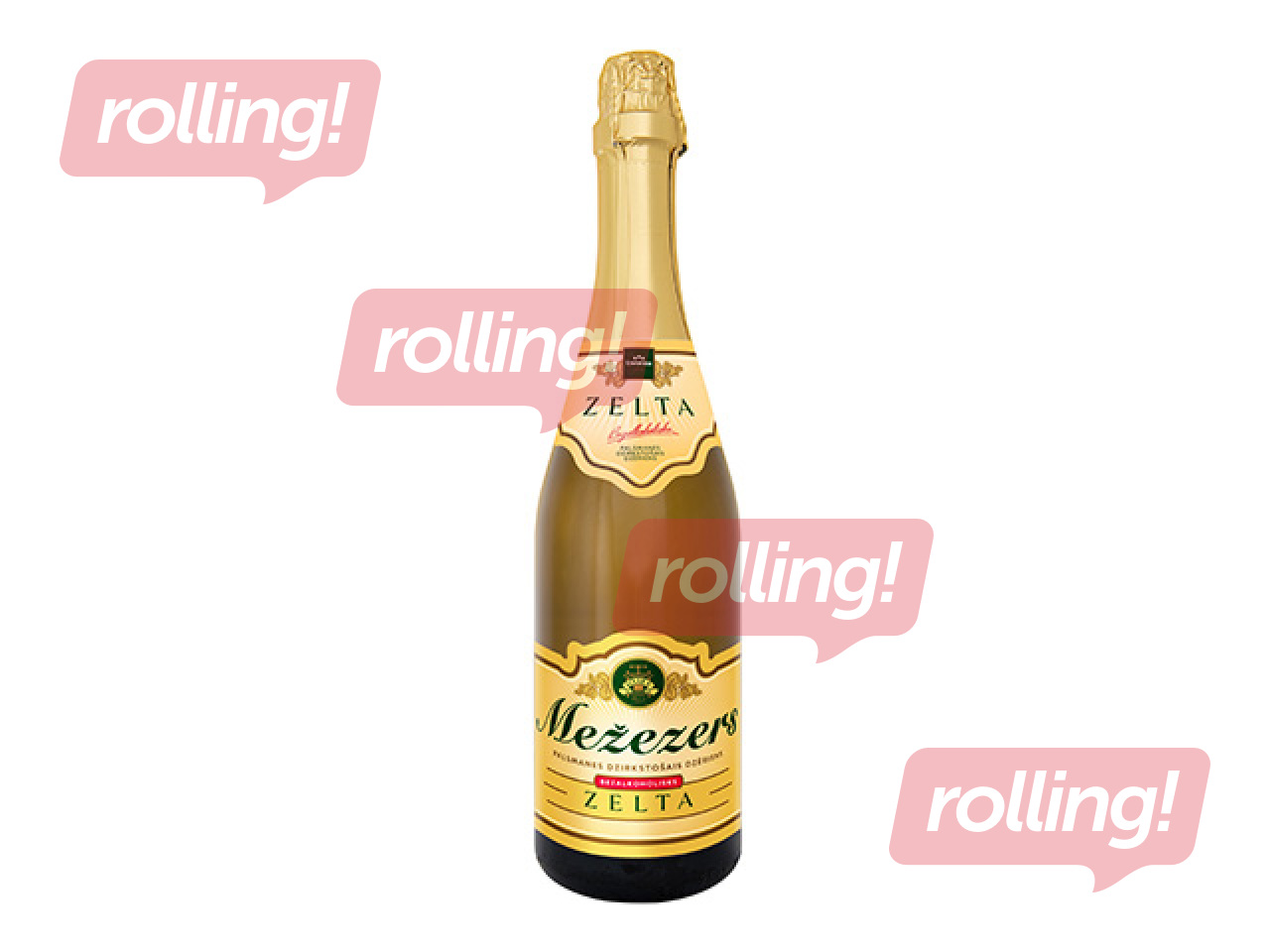 Alkoholivaba vahuveinijook Mežezers Zelta, 750ml (taarapant sisaldub hinnas)