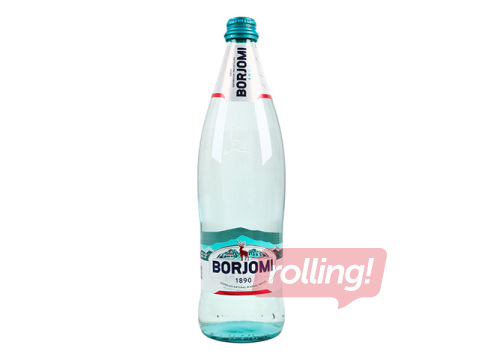 Mineraalvesi Borjomi, gaseeritud, klaaspudel, 750ml (panditasu hinna sees)