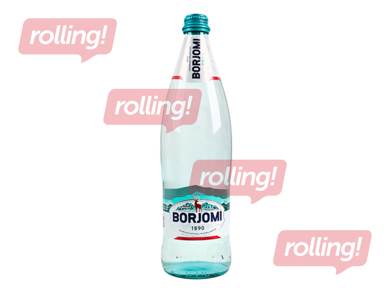 Mineraalvesi Borjomi, gaseeritud, klaaspudel, 750ml (panditasu hinna sees)