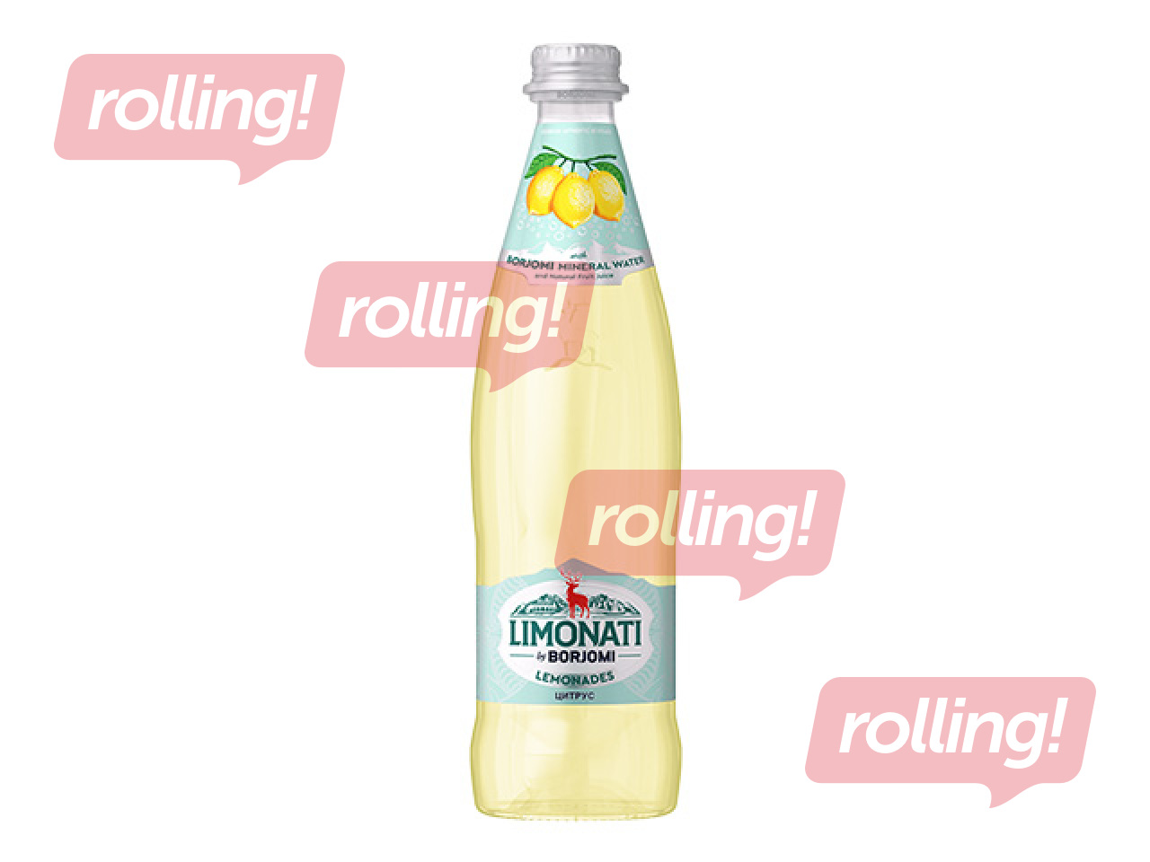 Gaseeritud jook Limonati by Borjomi tsitruselistega, klaaspudel, 500ml (panditasu hinna sees)