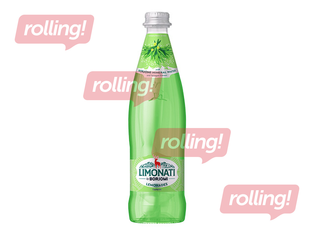 Gaseeritud jook Limonati by Borjomi estragoniga, klaaspudel, 500ml (panditasu hinna sees)
