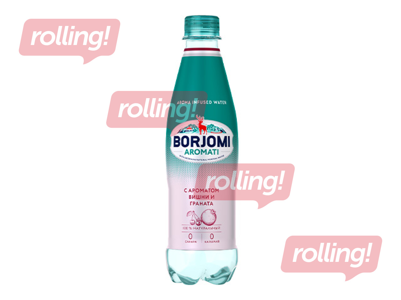 Газированный напиток Borjomi Aromati Cherry-Pomegranate, PET, 500мл (залог за тару включён в цену)