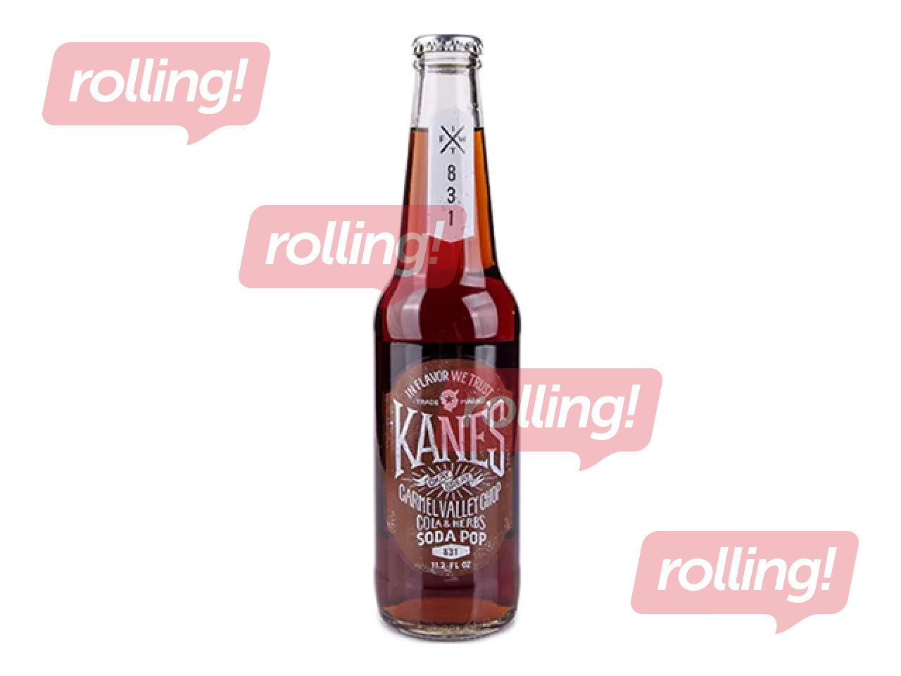 Газированный напиток Kane's Cola & Herbs, стекло, 330мл (депозит включён в цену)