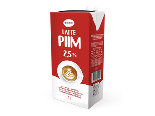 Piens Tere Latte, 2,5%, 1L