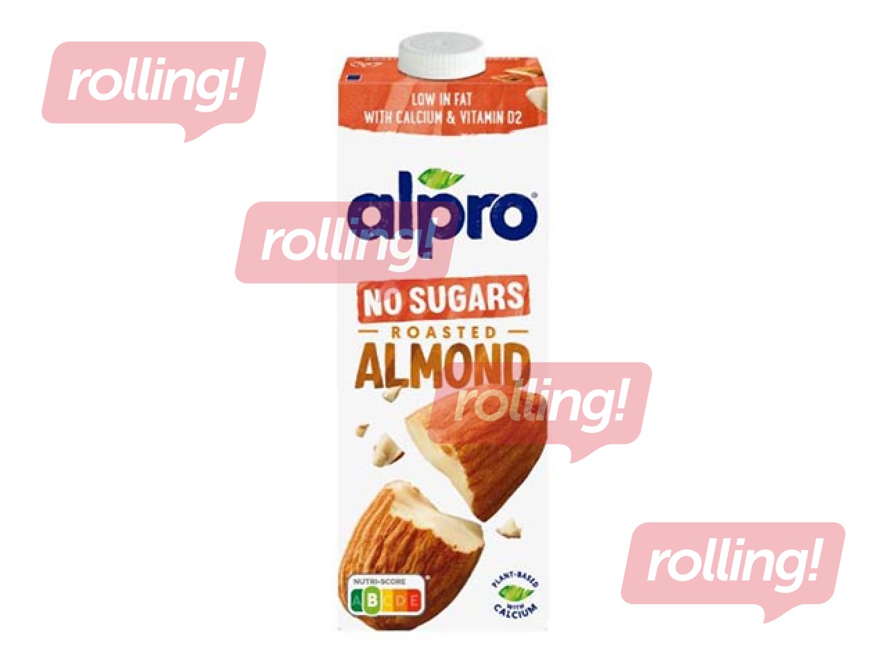 Röstitud mandlitest magustamata mandlijook Alpro, 1L