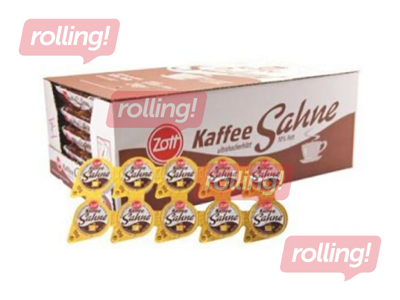 Kafijas krējums Zott 10%, 240gab x 7,5g