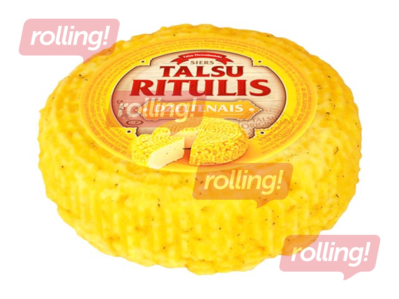 Juust Talsu ritulis, kollane, ~350 g