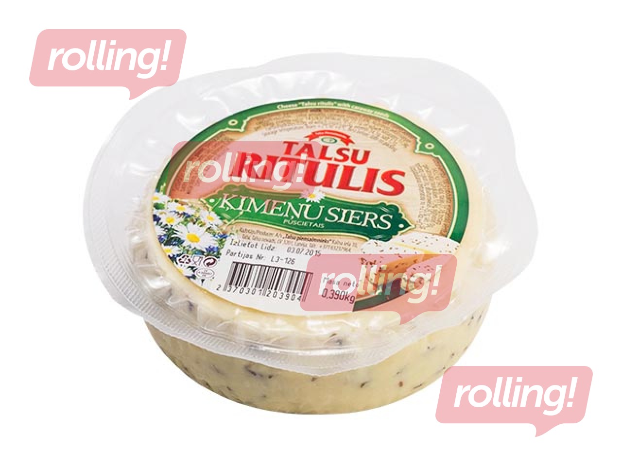 Caraway cheese Talsu Ritulis, ~350g