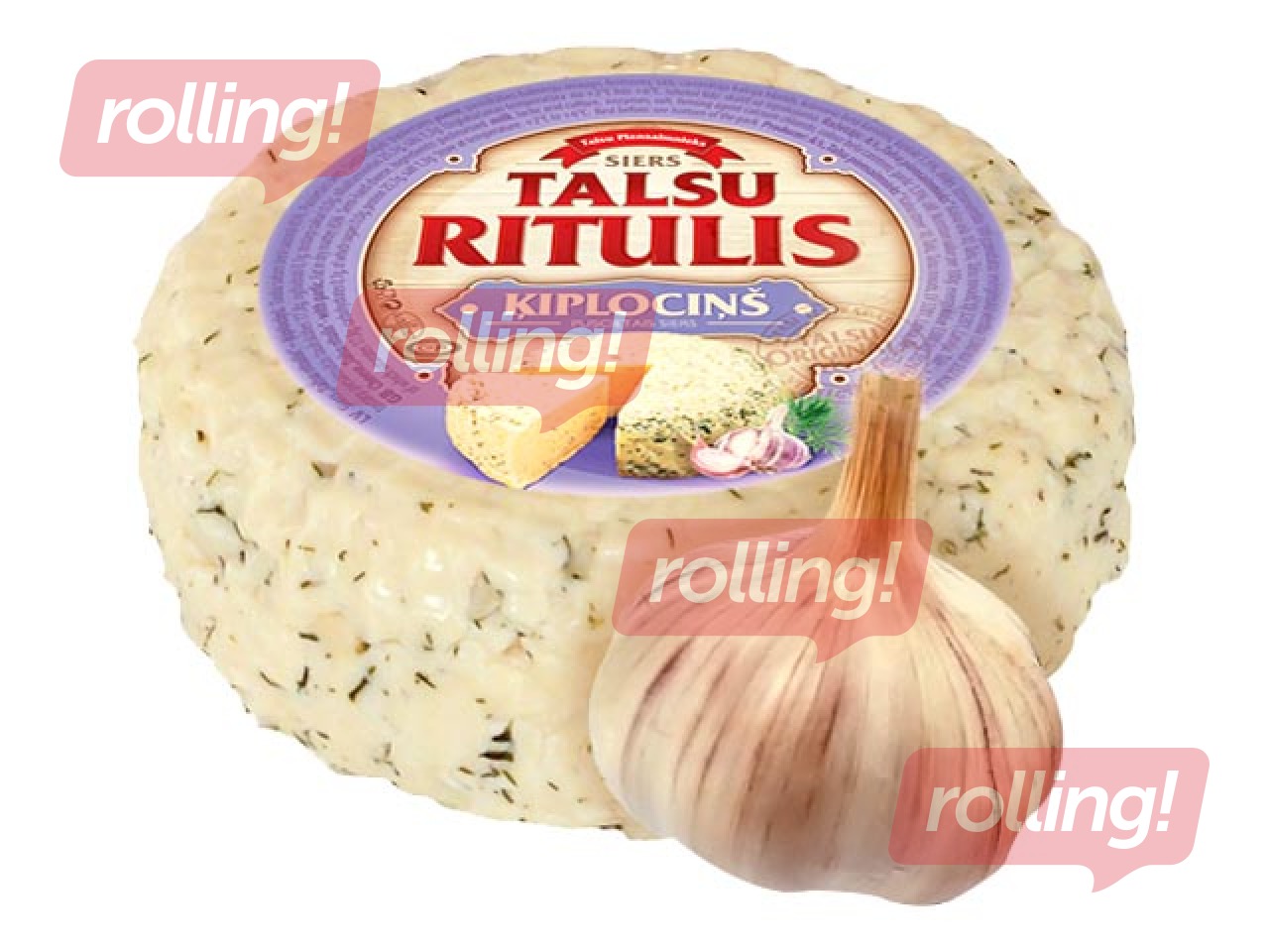 Juust Talsu ritulis küüslauguga, 350 g