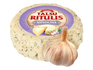 Сыр Talsu ritulis с чесноком, 350г