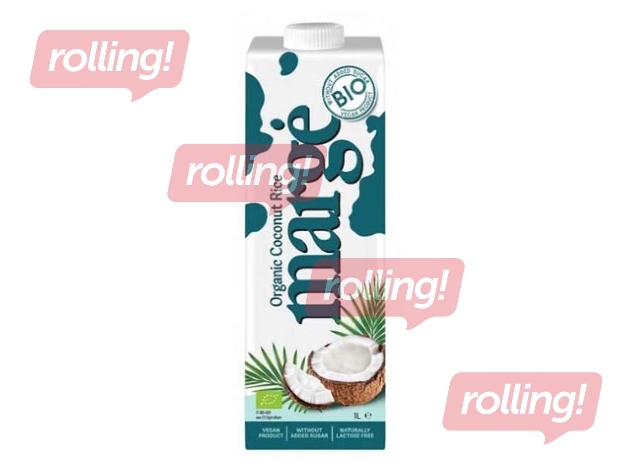 Organic coconut and rice drink MARGE, 1 l