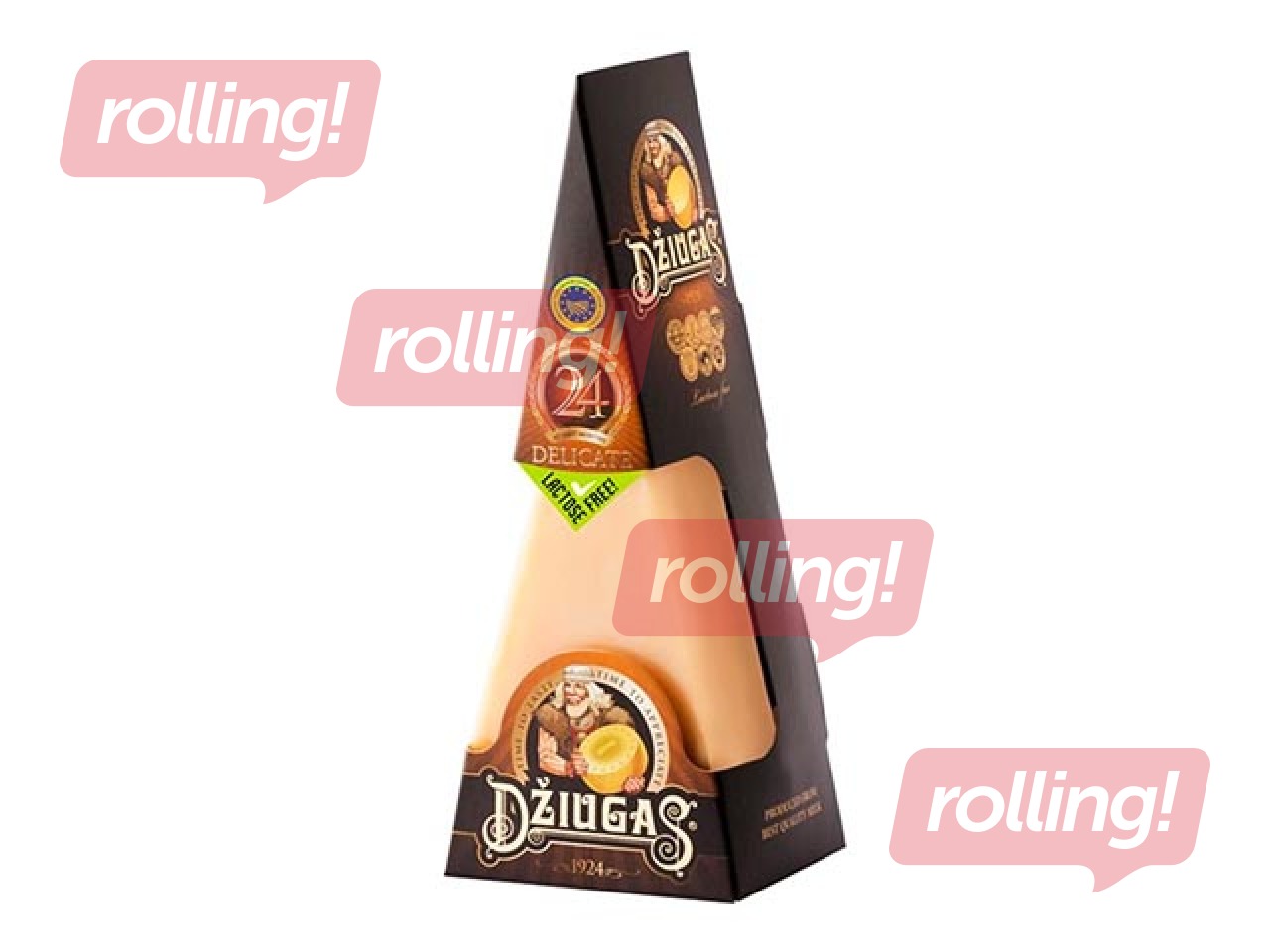 Hard cheese Dziugas Delicate 40%, 24 months, 180 g