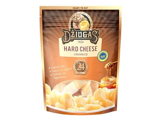 Cietais siers Džiugas Delicate drupināts 40%, 24 mēn,100 g