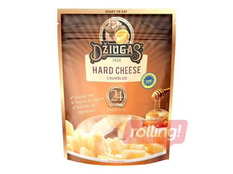 Сыр твердый Džiugas Delicate раскрошенный 40%, 24 месяца, 100 г