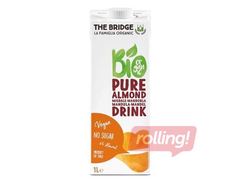 Mandlijook Bio, suhkruvaba, gluteenivaba, 1 l