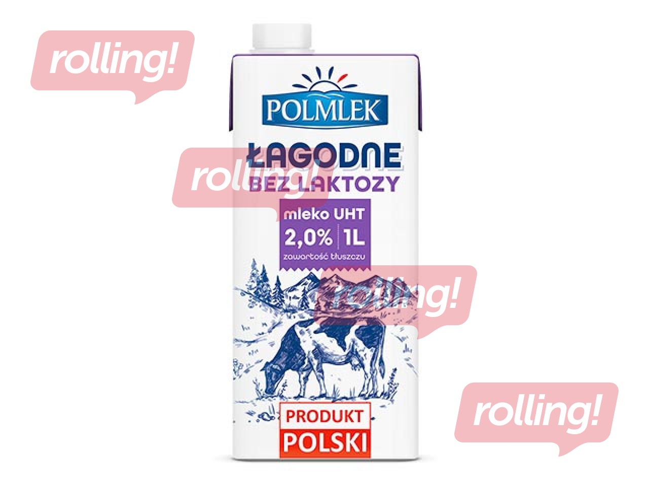 Laktoosivaba piim Polmlek, 2%, 1L