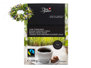 Brown sugar in grain Dansukker, 500g +Midsummer gift!