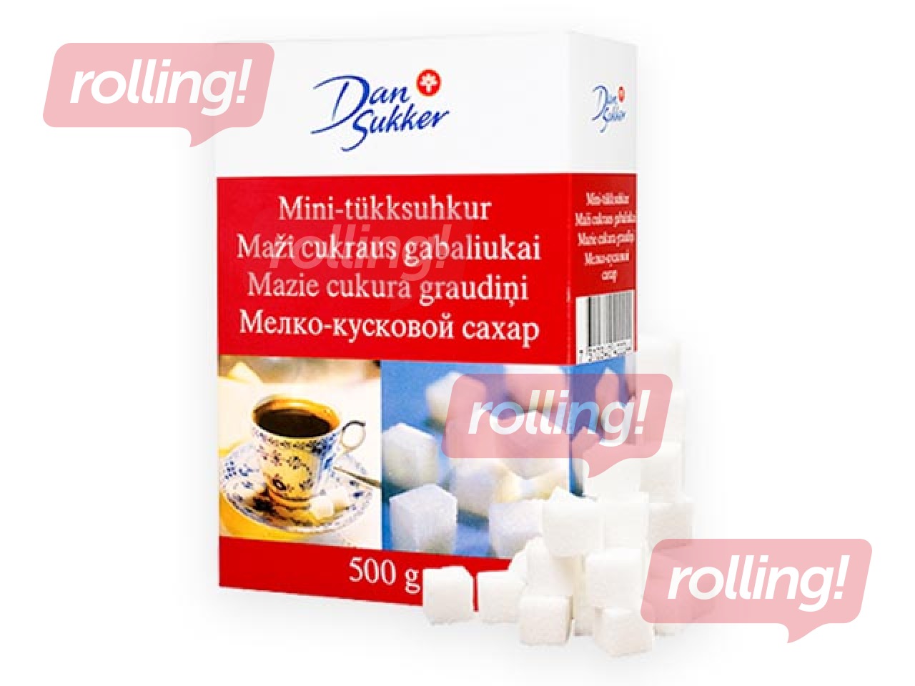 Cukurs baltais graudos Dansukker, 500g
