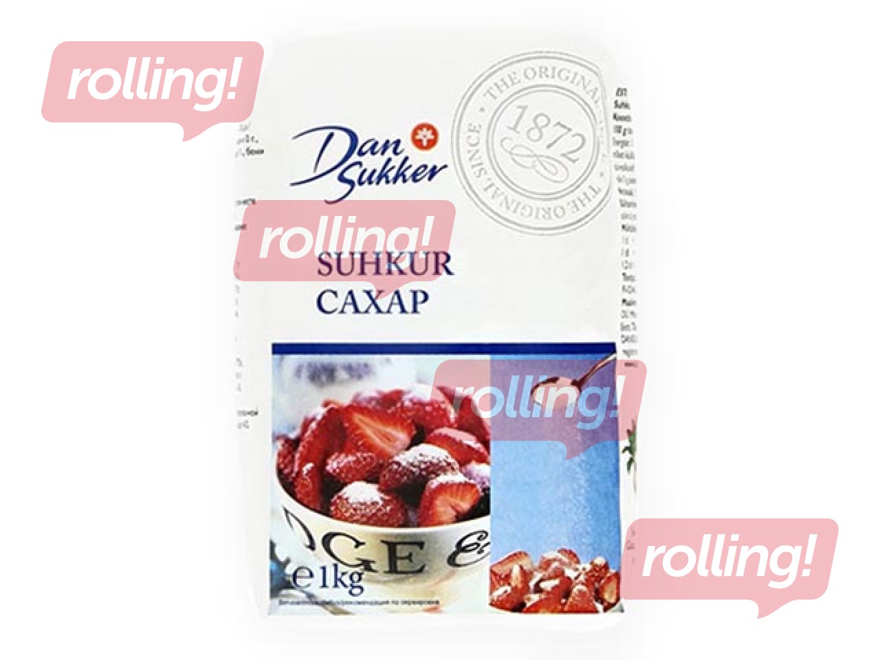 Cukurs baltais Dansukker, 1kg