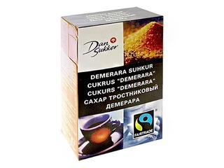 Cukurs brūnais Dansukker, Demerara, 500g