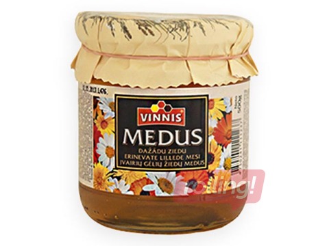 Natural multi-blossom honey, Vinnis, 500 g