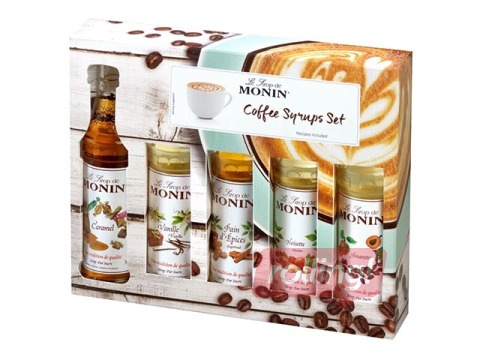 Kohvi siirupikomplekt Monin, 5×50ml 