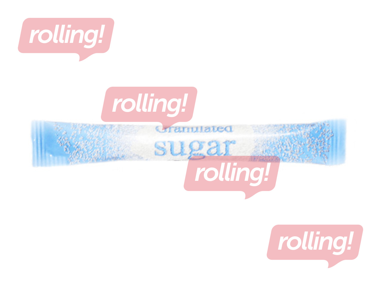 Sugar sticks, 500pcs x 5g