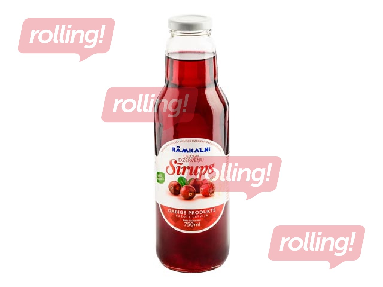 Syrup Cranberry Ramkalni, natural, 750ml