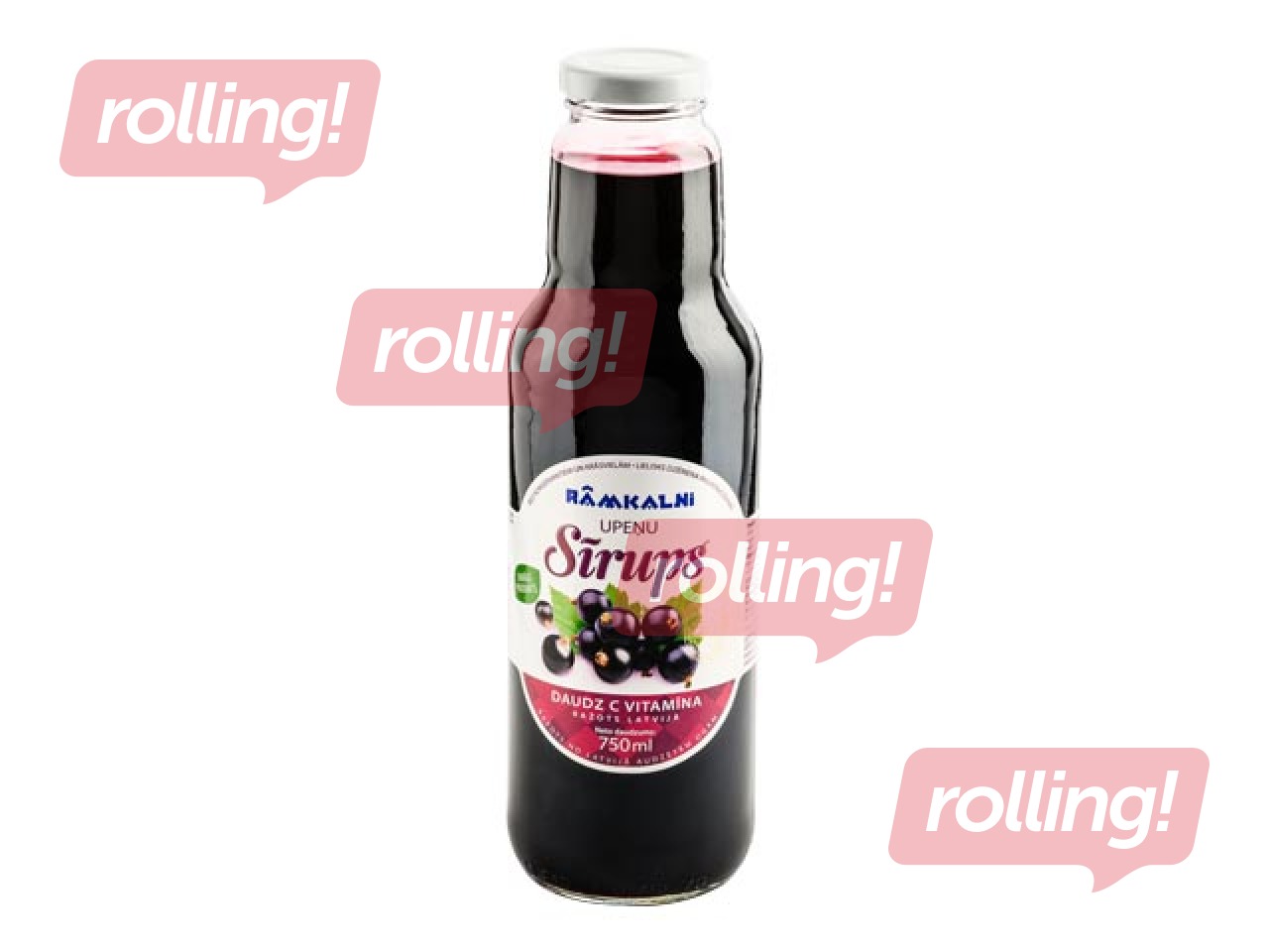 Blackcurrant syrup Ramkalni, natural, 750ml