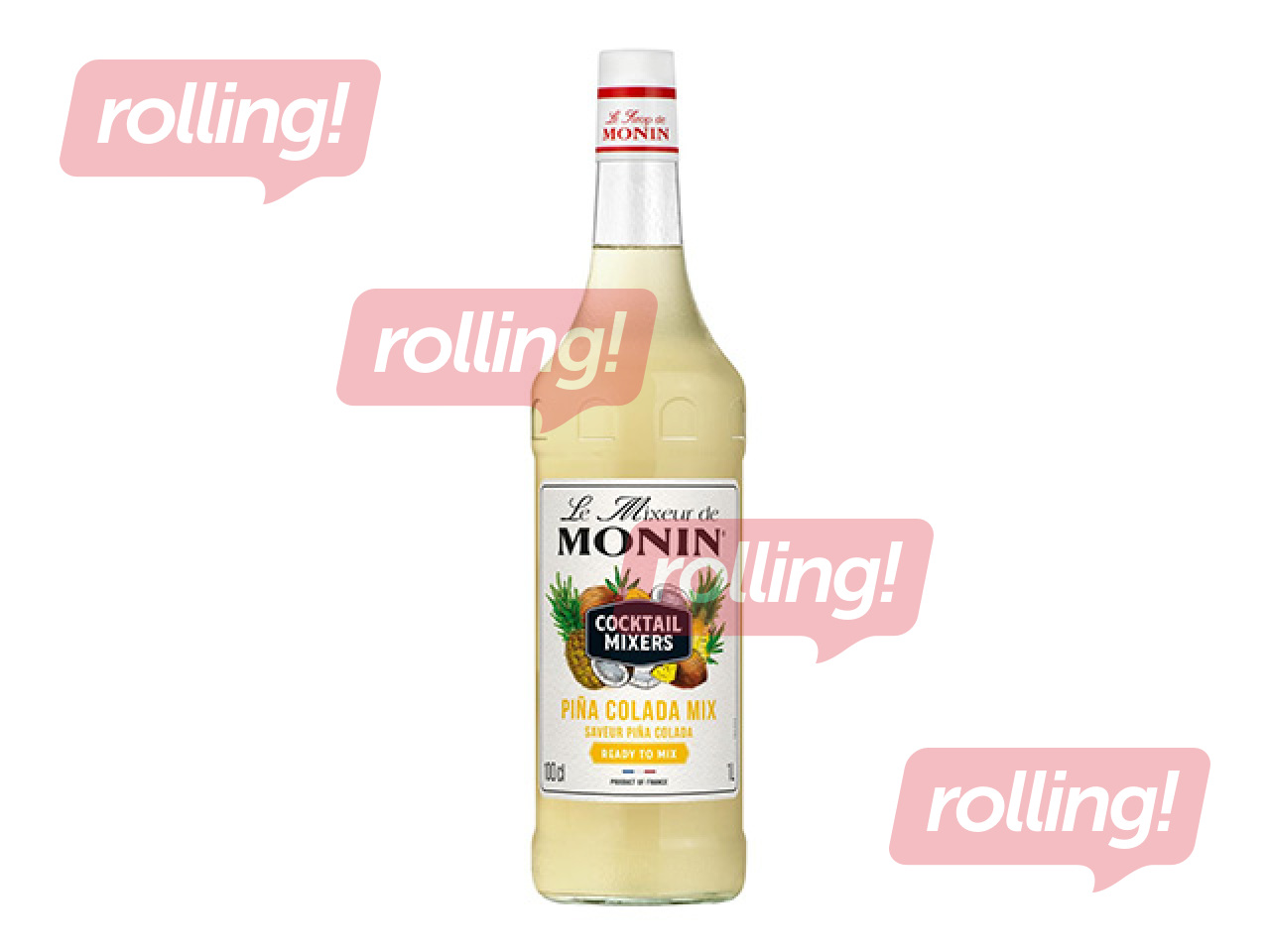 Monin Pina Colada cocktail syrup, 1l (container deposit included in the price)