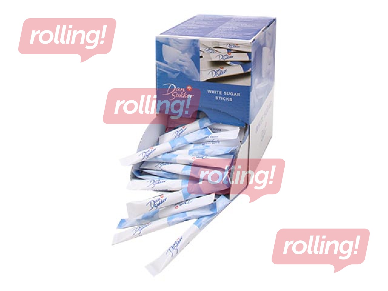 White sugar, sticks Dansukker, 225x4g, 900g