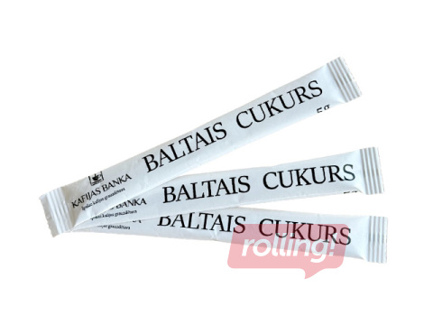 White sugar sticks, 400pcs x 5g