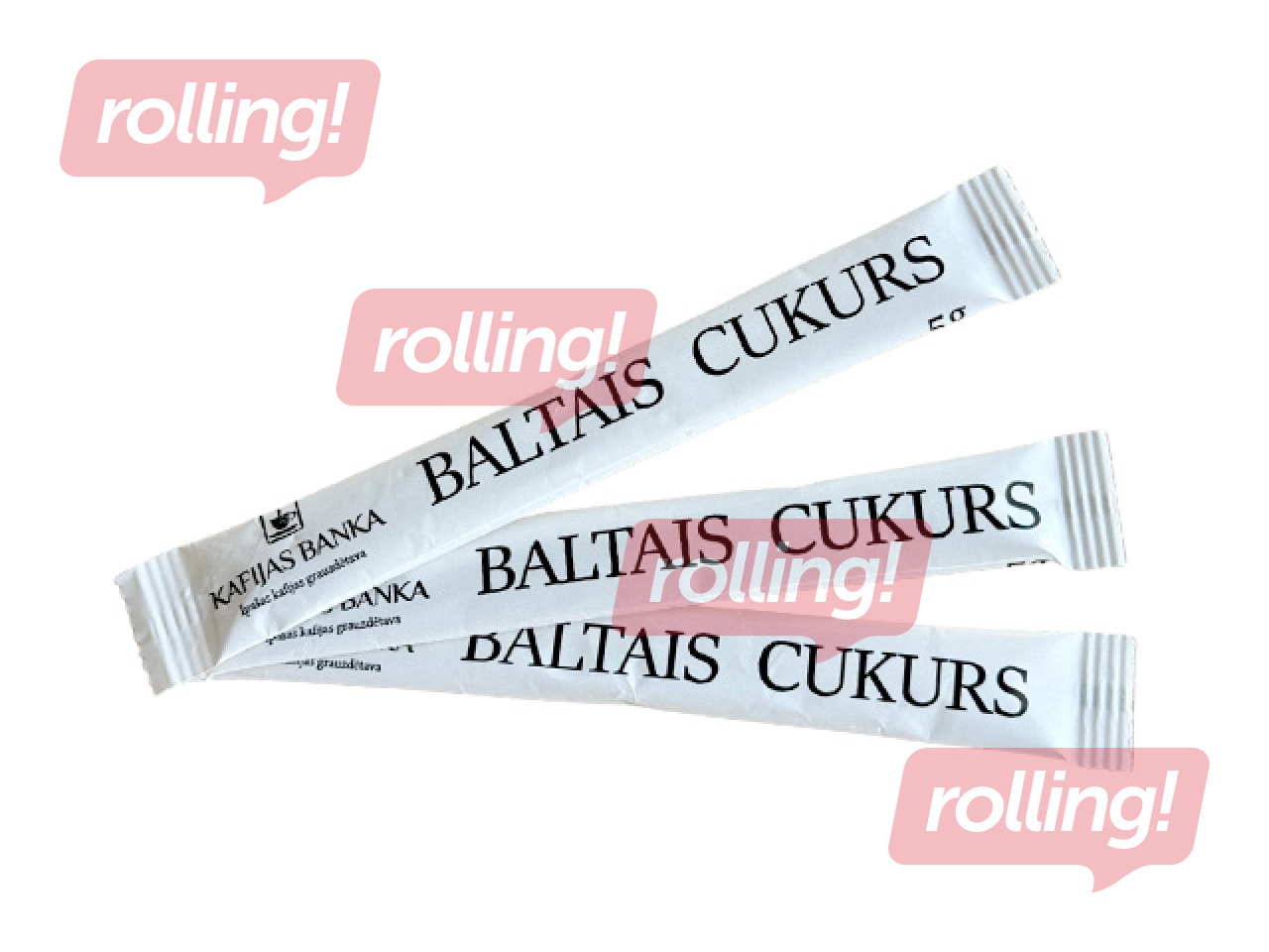 White sugar sticks, 400pcs x 5g