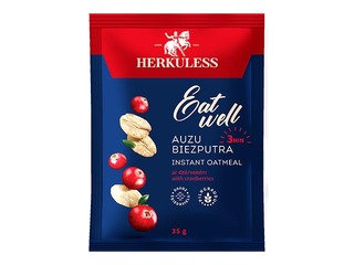 Oatmeal porridge Herkuless, with cranberry pieces, 35g