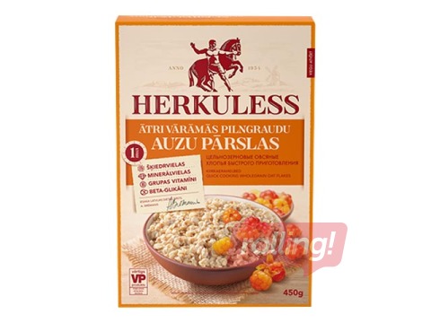 Kiiresti valmiv kaerahelbed Hercules, 450g