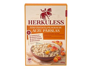 Kiiresti valmiv kaerahelbed Hercules, 450g