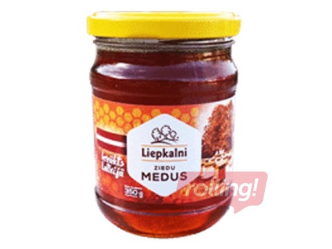 Honey natural, various flowers, Liepkalni, 350g