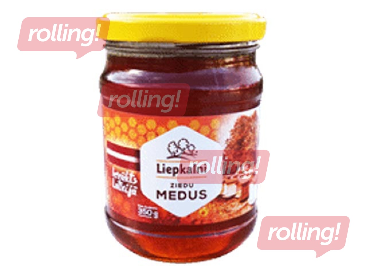 Honey natural, various flowers, Liepkalni, 350g