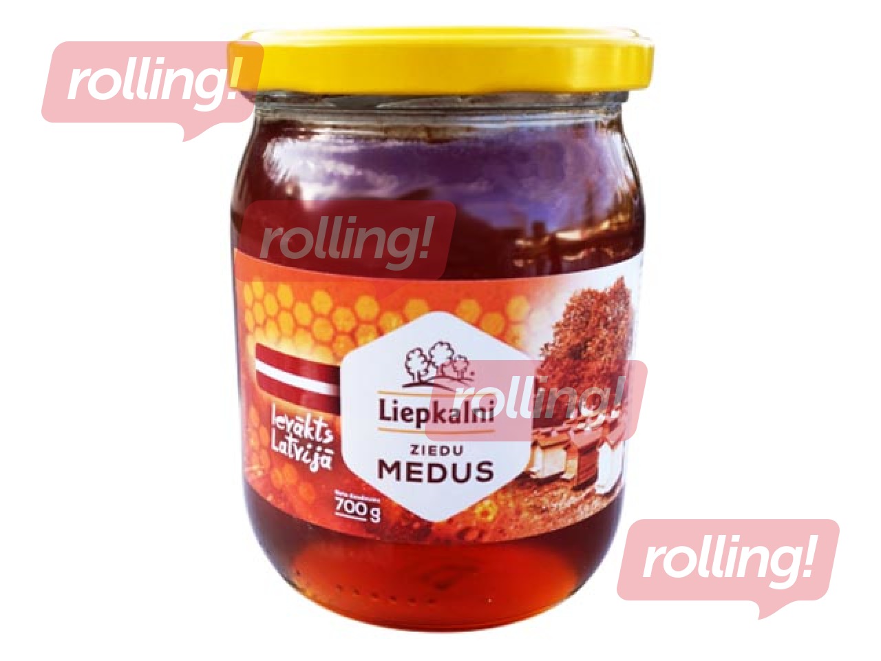 Medus dabīgais, dažādu ziedu, Liepkalni, 700 g