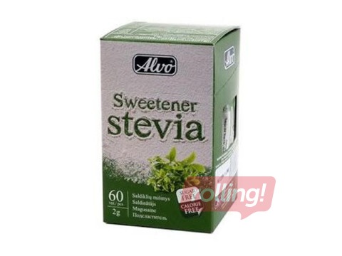 Sweetener Stevia ALVO, 2g x 60 pcs.