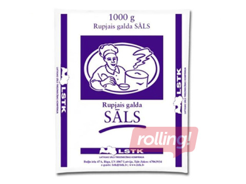 Coarse salt, table, 1kg