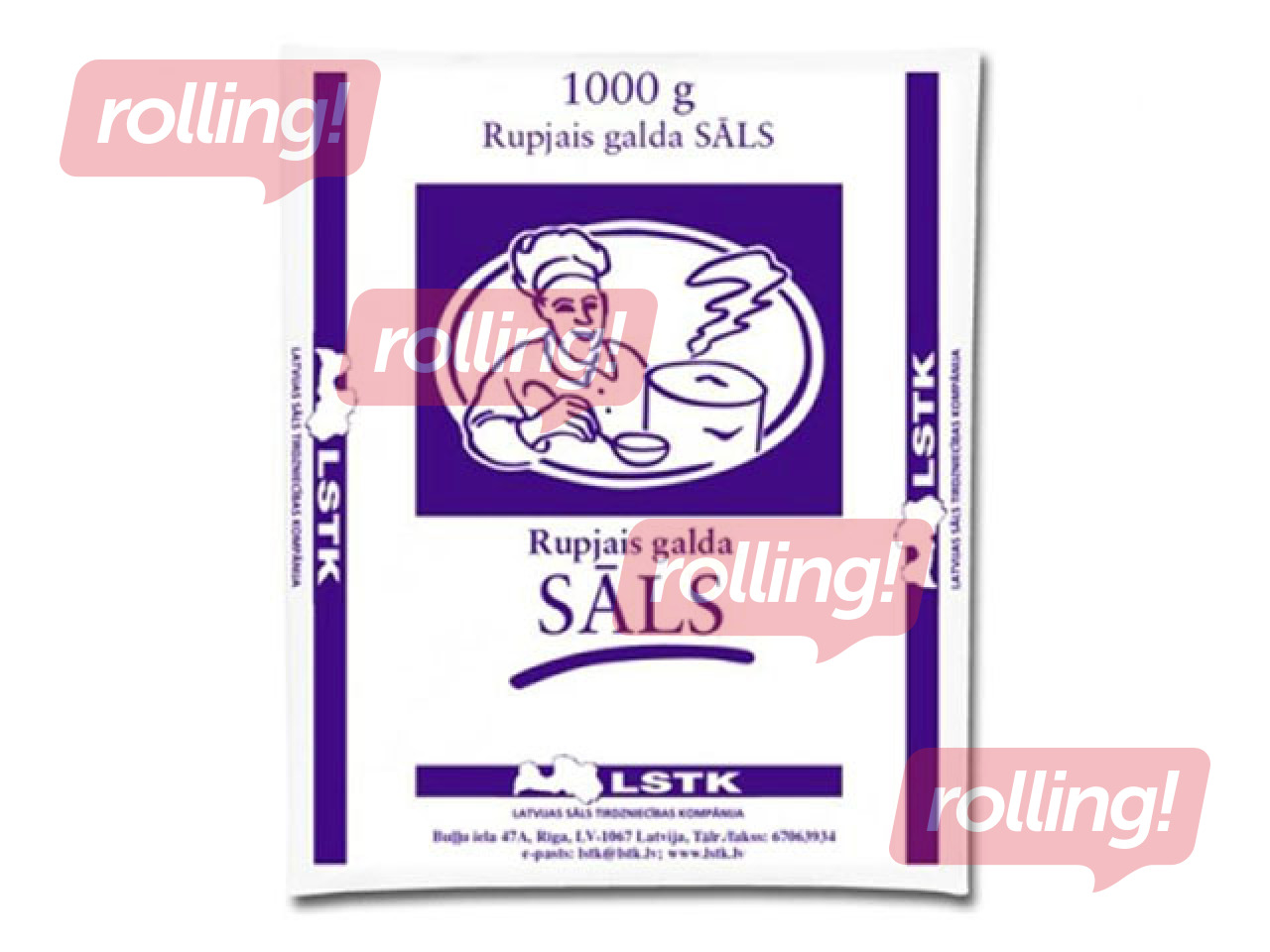 Coarse salt, table, 1kg