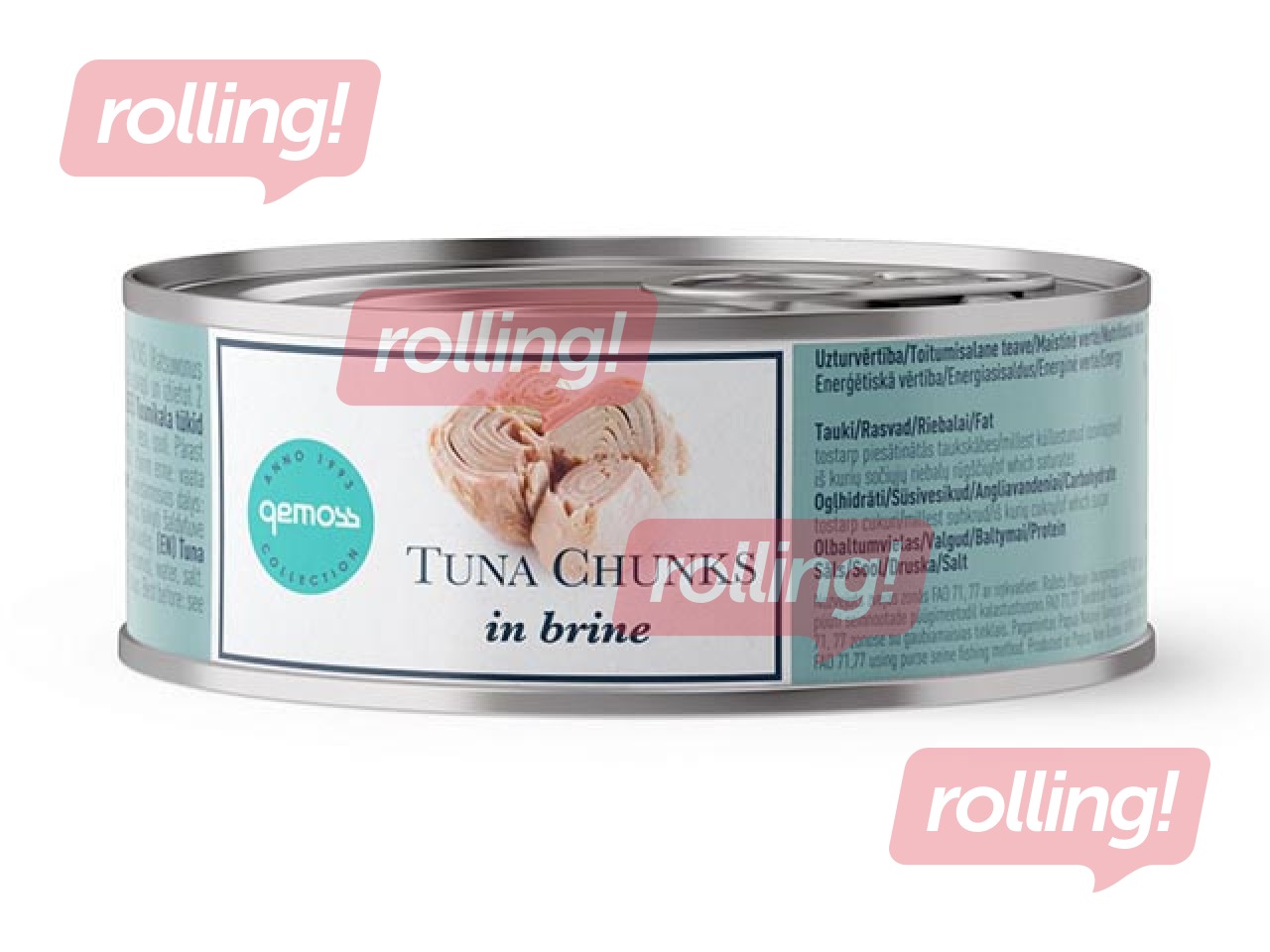 Tuunikala tükid omas mahlas, 185 g /130 g