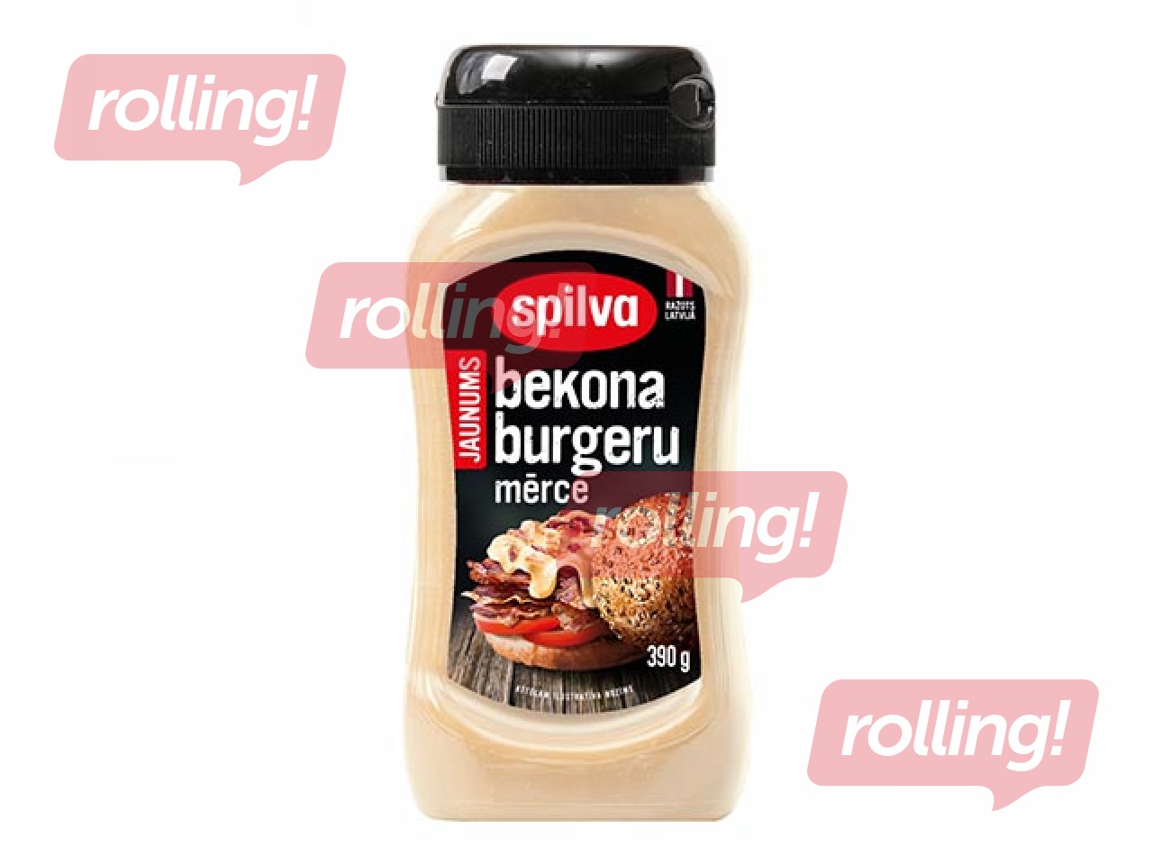 Соус Spilva с беконом для бургеров, 390г