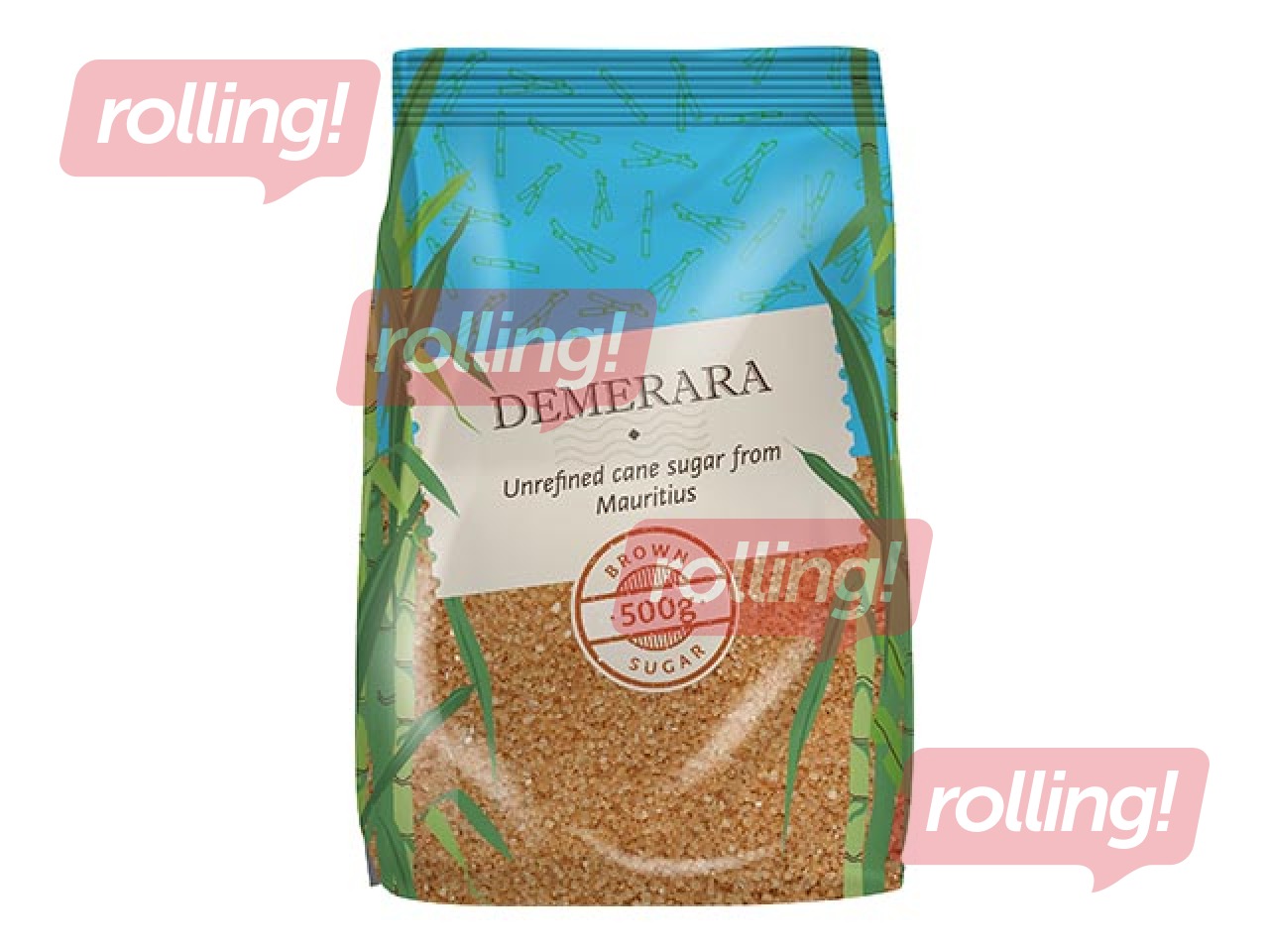 Demerara коричневый сахар, 500г