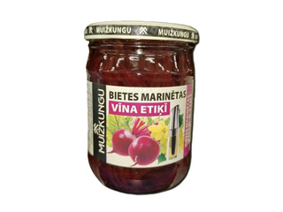 Konserveeritud peet, MUIŽKUNGU, marineeritud veinäädikas, 500g