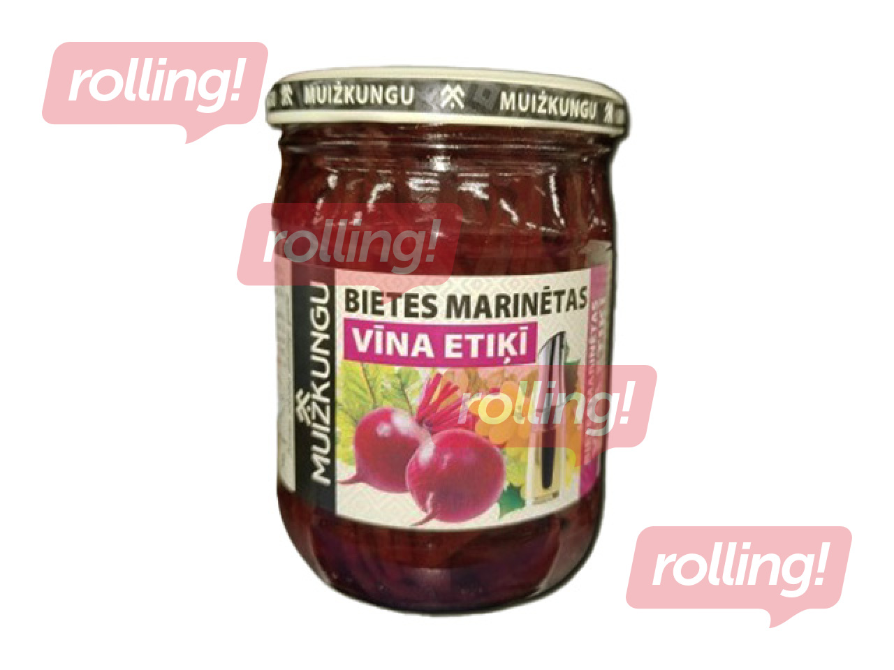 Konserveeritud peet, MUIŽKUNGU, marineeritud veinäädikas, 500g