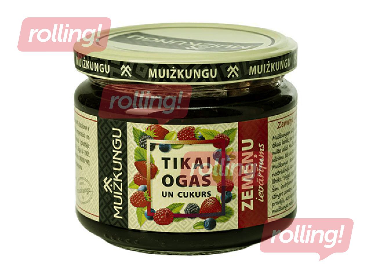 Варенье, Muižkungu, клубничное, 350г