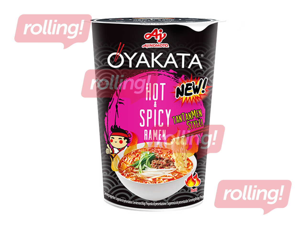 Supp, OYAKATA, kiirvalmiv, Ramen CUP Hot&Spicy, 63g
