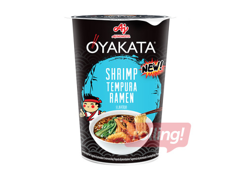 Supp, OYAKATA, kiirvalmiv, Ramen CUP, krevettidega, 61g